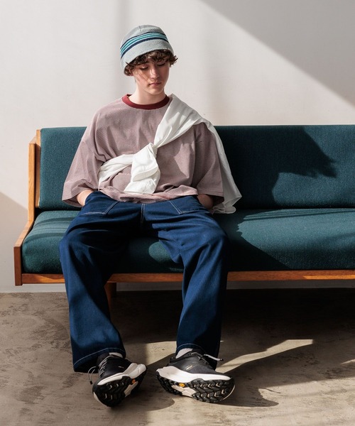 niko and...（ニコアンド）の「USAコットンショートスリーブTシャツ（Tシャツ/カットソー・メンズ・ダークグレー/チャコール/その他1/その他2/その他3/ホワイト/レッド/ナチュラル/ブルー/オフホワイト/ブラック・MEDIUM/BIG(L)）」の18枚目の写真