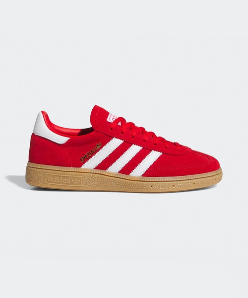 adidas(アディダス)の「adidas/アディダス HANDBALL SPEZIAL W スニーカー(スニーカー・メンズ・グレー/ブラウン/ベージュ/ネイビー/ホワイト×ブラック/レッド・23/23.5/24/24.5/25/26/26.5/27/27.5/28/22/22.5)」の1枚目の写真