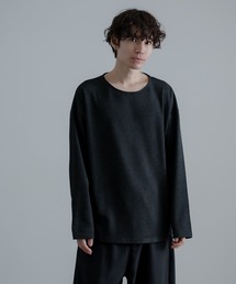 Crownor（クラウノアー）の「裾ラウンド ボートネック ロンT（Tシャツ/カットソー）」