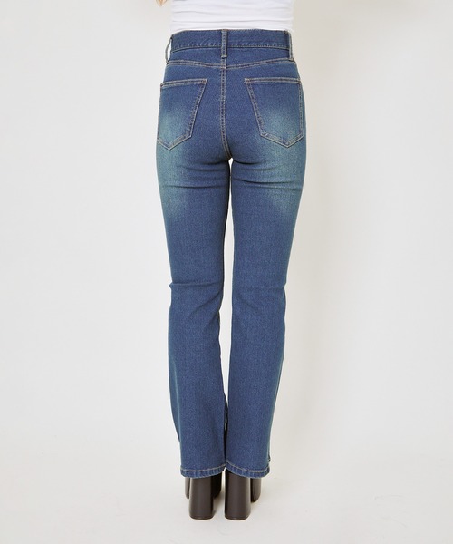 GORGE(ゴージ)の「《美脚シルエット》レディース フレアデニムパンツ ブーツカット ジーンズ 春秋冬(デニムパンツ・レディース・ブルー/ライトブルー・S/M/L)」の22枚目の写真