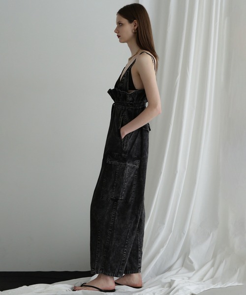 ROSE BUD（ローズバッド）の「(CREOLME)キャミソールコンビネゾン（つなぎ/オールインワン・レディース・ブラック・ONE SIZE）」の3枚目の写真