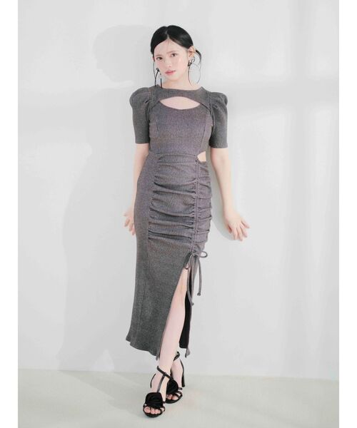 EATME（イートミー）の「デコルテリブワンピース（ワンピース）」 - WEAR