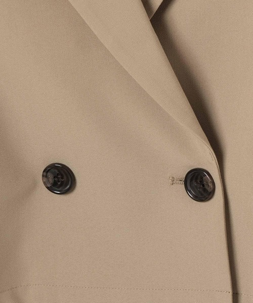 LEPSIM(レプシィム)の「TRWブレストショートジャケット 243455(その他アウター・レディース・ブラック/サンドベージュ/グレー・FREE)」の5枚目の写真