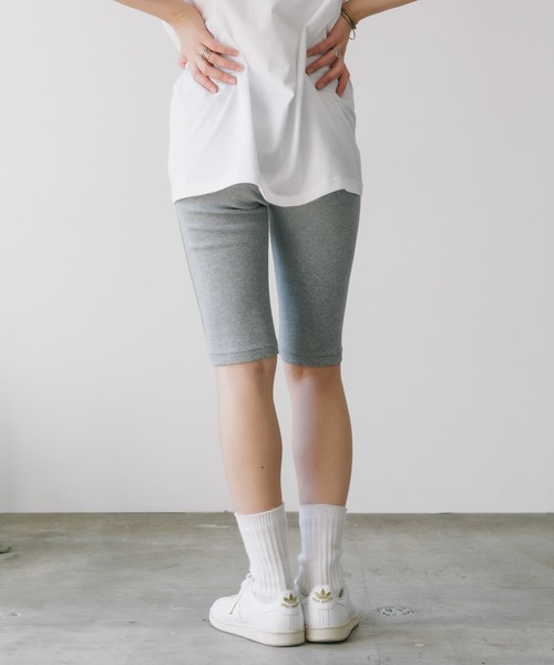 MILLER（ミラー）の「R.P.miller/ミラー Prib Half leggings レギンス（レギンス/スパッツ・レディース・ブラック/グレー・FREE）」の16枚目の写真
