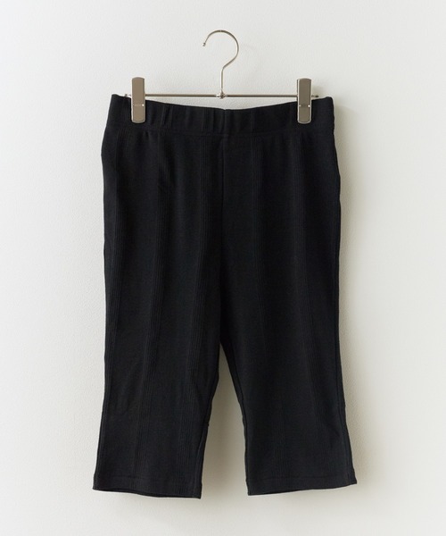 MILLER（ミラー）の「R.P.miller/ミラー Prib Half leggings レギンス（レギンス/スパッツ・レディース・ブラック/グレー・FREE）」の3枚目の写真