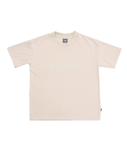 NEW BALANCE（ニューバランス）の「ショートスリーブTシャツ（Tシャツ/カットソー・キッズ・オフホワイト/ブラック/サンドグレー・160/150/140）」の3枚目の写真