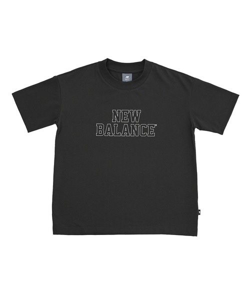 NEW BALANCE（ニューバランス）の「ショートスリーブTシャツ（Tシャツ/カットソー・キッズ・オフホワイト/ブラック/サンドグレー・160/150/140）」の2枚目の写真