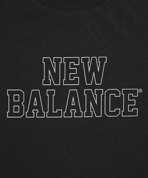 NEW BALANCE（ニューバランス）の「ショートスリーブTシャツ（Tシャツ/カットソー・キッズ・オフホワイト/ブラック/サンドグレー・160/150/140）」の9枚目の写真