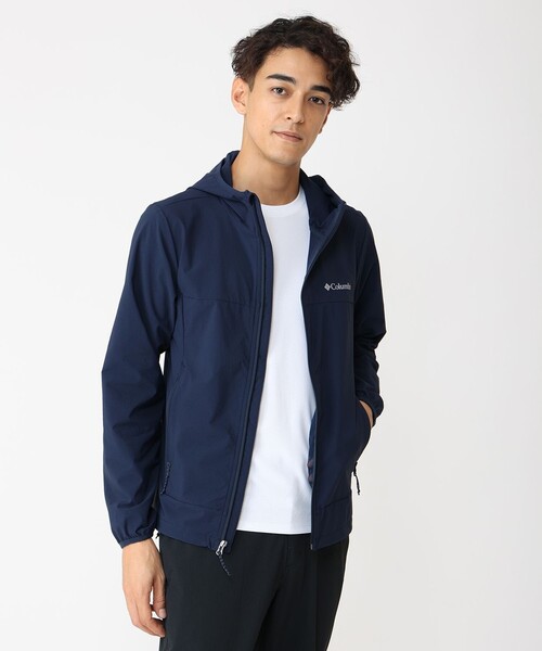 撥水 ストレッチ Columbia／メンズ ヘザーキャニオンII フーデッド