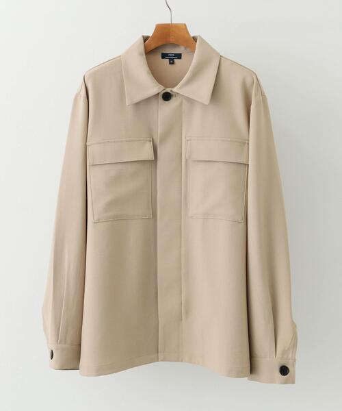 ITEMS URBANRESEARCH（アイテムズ アーバンリサーチ）の「2wayストレッチ比翼ジャケット（その他アウター・メンズ・ネイビー/ベージュ/グレー/ブラック・MEDIUM/LARGE）」の5枚目の写真