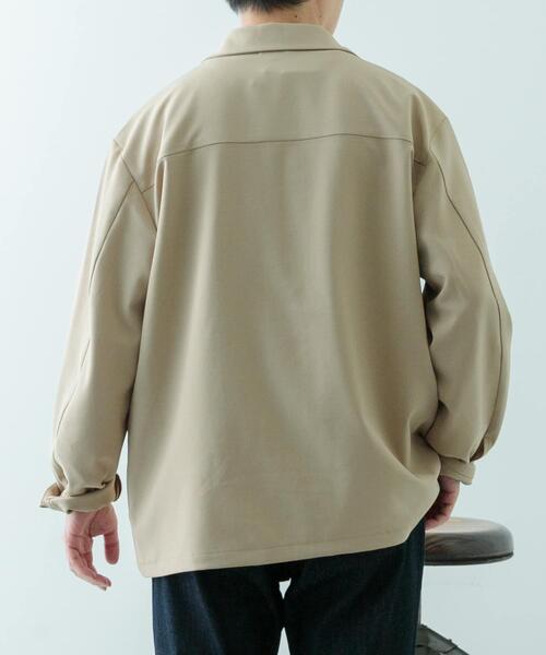 ITEMS URBANRESEARCH（アイテムズ アーバンリサーチ）の「2wayストレッチ比翼ジャケット（その他アウター・メンズ・ネイビー/ベージュ/グレー/ブラック・MEDIUM/LARGE）」の8枚目の写真