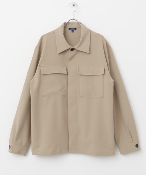 ITEMS URBANRESEARCH（アイテムズ アーバンリサーチ）の「2wayストレッチ比翼ジャケット（その他アウター・メンズ・ネイビー/ベージュ/グレー/ブラック・MEDIUM/LARGE）」の10枚目の写真