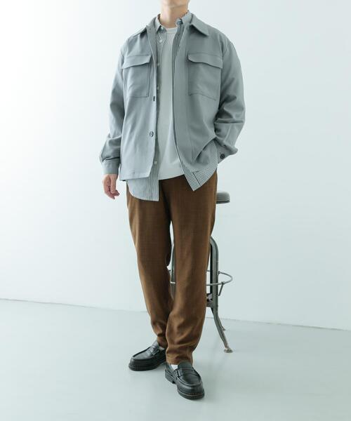 ITEMS URBANRESEARCH（アイテムズ アーバンリサーチ）の「2wayストレッチ比翼ジャケット（その他アウター・メンズ・ネイビー/ベージュ/グレー/ブラック・MEDIUM/LARGE）」の16枚目の写真