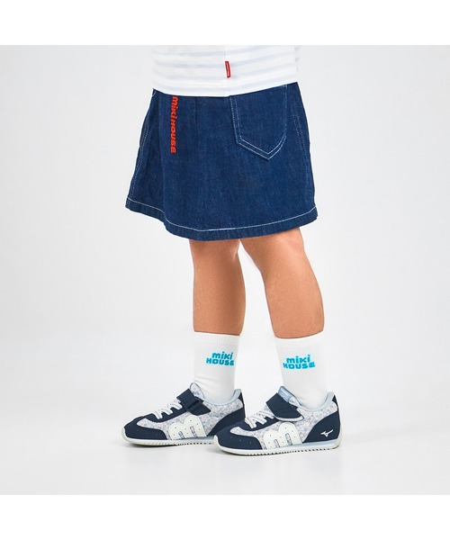 MIKI HOUSE(ミキハウス)の「【WEB限定】ミズノコラボ キッズシューズ(スニーカー・キッズ・ピンク/サックスブルー/ブルー系その他4・17cm/16.5cm/16cm/18cm/17.5cm/19cm/19.5/18.5/20cm/20.5/21cm/19.5cm/18.5cm/20.5cm)」の9枚目の写真