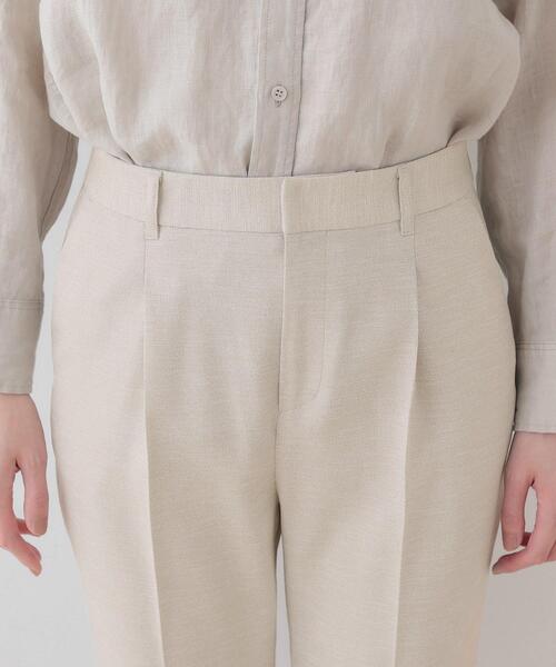 INDIVI（インディヴィ）の「【こなれSETUP】リネンライクテーパードパンツ（その他パンツ・レディース・ネイビー/ナチュラル/ライトグレー系3・03/05/12/13/15 /19/36/38/40）」の22枚目の写真