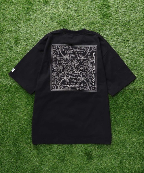 The Endless Summer(エンドレスサマー)の「TES BANDANA EMB BIG T-SHIRT / ビッグシルエットTシャツ(Tシャツ/カットソー・メンズ・ブラック/ホワイト/ベージュ系その他4/ネイビー・SMALL/MEDIUM/LARGE/X-LARGE)」の17枚目の写真
