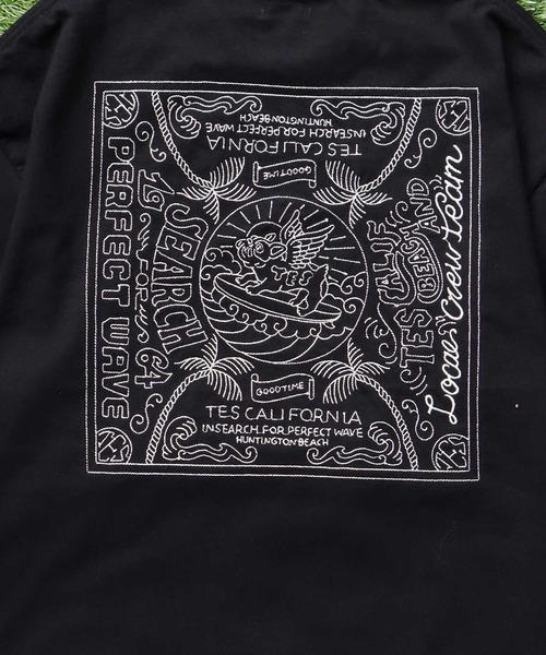The Endless Summer(エンドレスサマー)の「TES BANDANA EMB BIG T-SHIRT / ビッグシルエットTシャツ(Tシャツ/カットソー・メンズ・ブラック/ホワイト/ベージュ系その他4/ネイビー・SMALL/MEDIUM/LARGE/X-LARGE)」の19枚目の写真