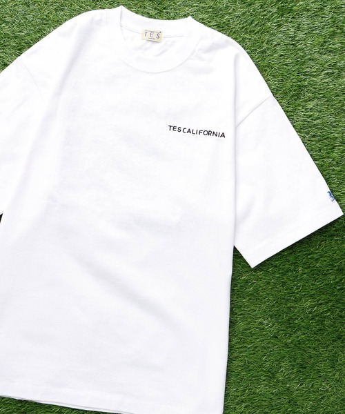 The Endless Summer(エンドレスサマー)の「TES BANDANA EMB BIG T-SHIRT / ビッグシルエットTシャツ(Tシャツ/カットソー・メンズ・ブラック/ホワイト/ベージュ系その他4/ネイビー・SMALL/MEDIUM/LARGE/X-LARGE)」の8枚目の写真