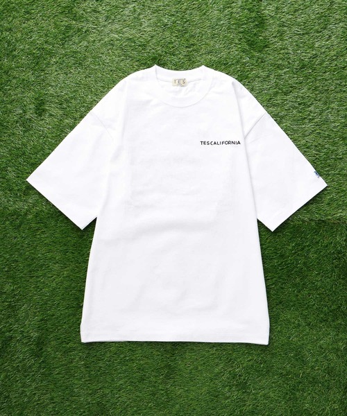 The Endless Summer(エンドレスサマー)の「TES BANDANA EMB BIG T-SHIRT / ビッグシルエットTシャツ(Tシャツ/カットソー・メンズ・ブラック/ホワイト/ベージュ系その他4/ネイビー・SMALL/MEDIUM/LARGE/X-LARGE)」の6枚目の写真