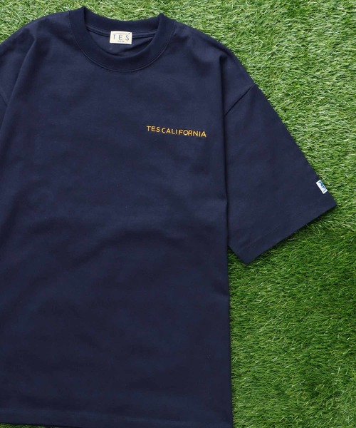 The Endless Summer(エンドレスサマー)の「TES BANDANA EMB BIG T-SHIRT / ビッグシルエットTシャツ(Tシャツ/カットソー・メンズ・ブラック/ホワイト/ベージュ系その他4/ネイビー・SMALL/MEDIUM/LARGE/X-LARGE)」の13枚目の写真