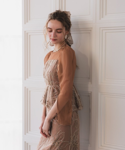 Dorry Doll（ドリードール）の「レースペプラムドレス（ドレス）」 - WEAR