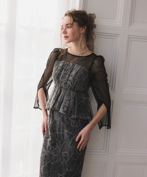 レースペプラムドレス（ドレス）｜Dorry Doll（ドリードール）の