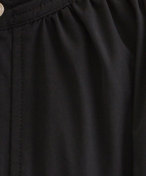 grove（グローブ）の「【撥水・洗える】テントラインブルゾン（ブルゾン・レディース・ブラック/ライトベージュ・01/02/03/04/05）」の6枚目の写真