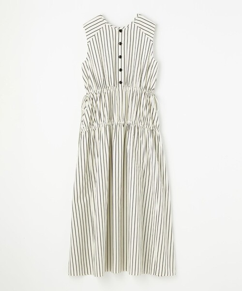 EMMEL REFINES(エメルリファインズ)の「<EMMEL REFINES>EM ティアード ギャザー ストライプ 2WAY ワンピース(ワンピース・レディース・ライラック/オフホワイト・S/M)」の13枚目の写真