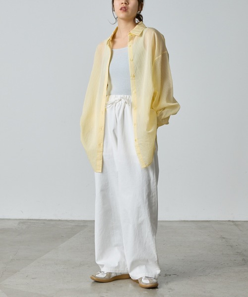 COLONY 2139（コロニートゥーワンスリーナイン）の「ラメフライススクエアタンクトップ（タンクトップ・レディース・ブルー/シルバー/ブラック/ピンクベージュ・FREE）」の9枚目の写真