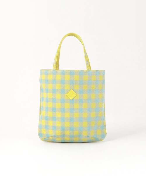 Steven Alan（スティーブンアラン）の「＜TESSEN CREATION＞SUN BAG S/バッグ（ハンドバッグ・レディース・ダークブラウン/イエロー・FREE）」の2枚目の写真