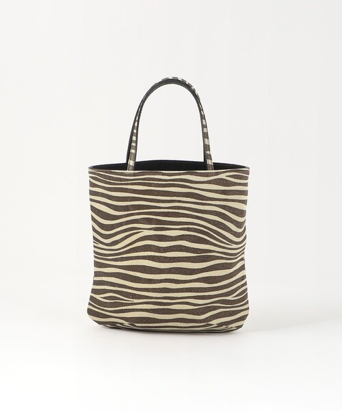 Steven Alan（スティーブンアラン）の「＜TESSEN CREATION＞SUN BAG S/バッグ（ハンドバッグ・レディース・ダークブラウン/イエロー・FREE）」の4枚目の写真