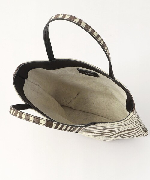 Steven Alan（スティーブンアラン）の「＜TESSEN CREATION＞SUN BAG S/バッグ（ハンドバッグ・レディース・ダークブラウン/イエロー・FREE）」の8枚目の写真