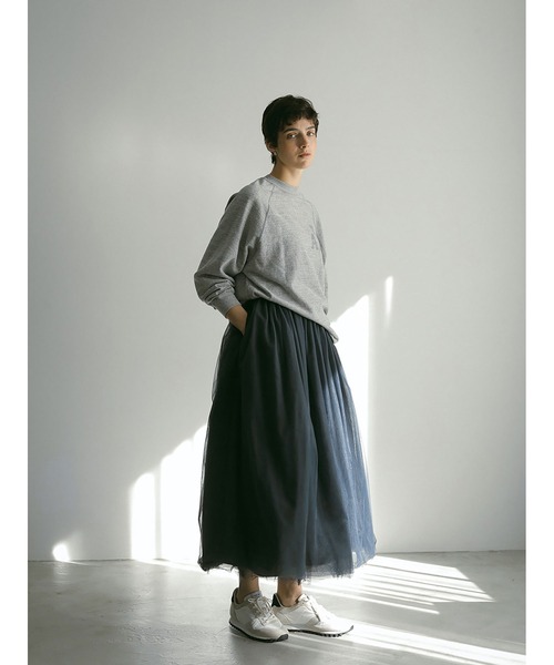 HER.（ハー）の「チュールスカート（スカート・レディース・オフホワイト/チャコールグレー・1/2）」の15枚目の写真