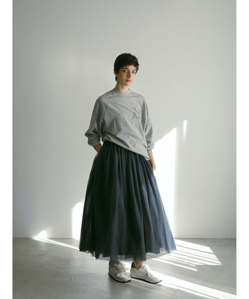 HER.（ハー）の「チュールスカート（スカート・レディース・オフホワイト/チャコールグレー・1/2）」の16枚目の写真