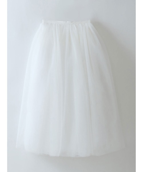 HER.（ハー）の「チュールスカート（スカート・レディース・オフホワイト/チャコールグレー・1/2）」の7枚目の写真