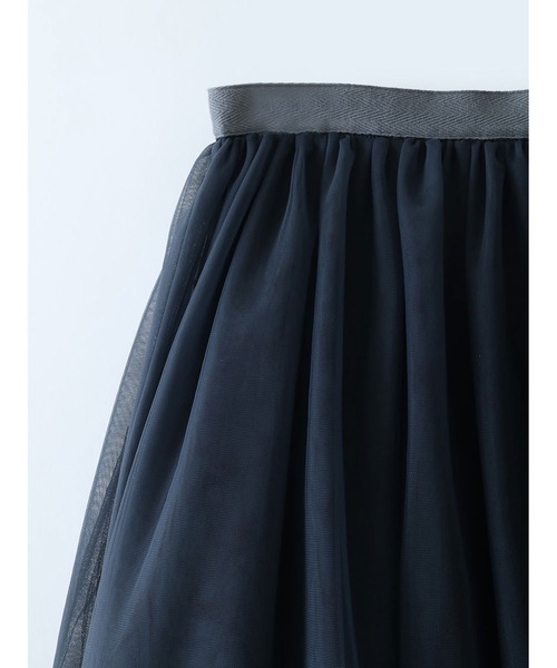 HER.（ハー）の「チュールスカート（スカート・レディース・オフホワイト/チャコールグレー・1/2）」の8枚目の写真