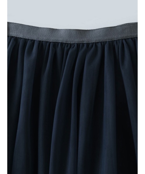 HER.（ハー）の「チュールスカート（スカート・レディース・オフホワイト/チャコールグレー・1/2）」の9枚目の写真