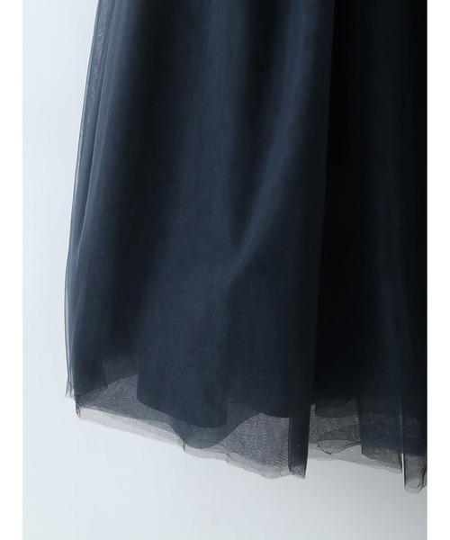 HER.（ハー）の「チュールスカート（スカート・レディース・オフホワイト/チャコールグレー・1/2）」の10枚目の写真