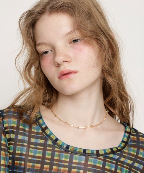 SLY（スライ）の「STAR MOTIF METAL CHOKER スター モチーフ メタル チョーカー（チョーカー・レディース・ゴールド/シルバー・FREE）」の17枚目の写真