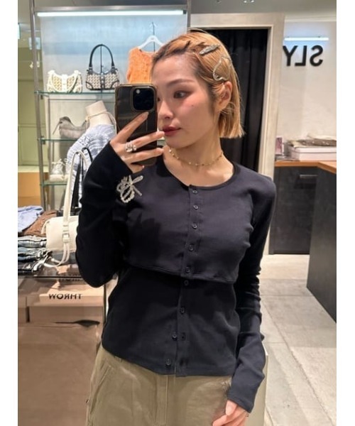 SLY（スライ）の「STAR MOTIF METAL CHOKER スター モチーフ メタル チョーカー（チョーカー・レディース・ゴールド/シルバー・FREE）」の9枚目の写真