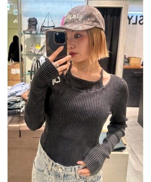 SLY（スライ）の「STAR MOTIF METAL CHOKER スター モチーフ メタル チョーカー（チョーカー・レディース・ゴールド/シルバー・FREE）」の4枚目の写真