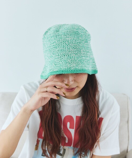 MaisonSpecial Italy Yarn ハンドニット ハット MAISON SPECIAL（メゾンスペシャル）の「《UNISEX》Italy Yarn