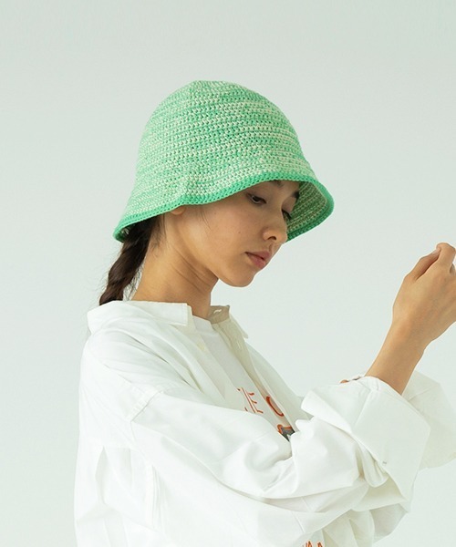 セール】MIX HANDKNIT HAT ミックス ハンドニットハット（ハット