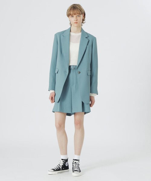 LOVELESS（ラブレス）の「クリアツイルジャケット（テーラードジャケット・レディース・ブラウン系その他3/ブラック/ブルー系その他4・34/36）」の9枚目の写真