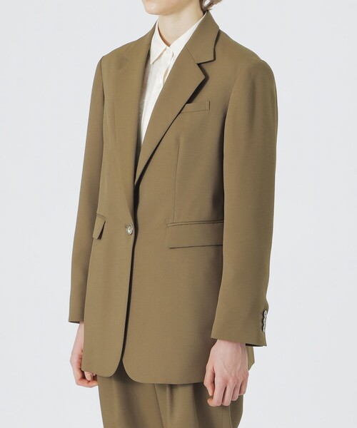 LOVELESS（ラブレス）の「クリアツイルジャケット（テーラードジャケット・レディース・ブラウン系その他3/ブラック/ブルー系その他4・34/36）」の12枚目の写真