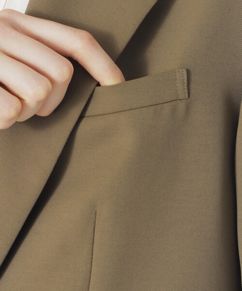 LOVELESS（ラブレス）の「クリアツイルジャケット（テーラードジャケット・レディース・ブラウン系その他3/ブラック/ブルー系その他4・34/36）」の14枚目の写真