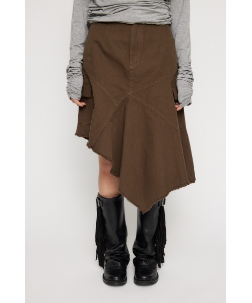 LAGUA GEM（ラグアジェム）の「SWITCHING MILITARY スカート（スカート・レディース・チャコールグレー/カーキ・X-SMALL/SMALL/MEDIUM）」の19枚目の写真