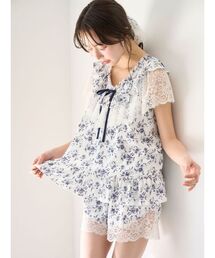 SNIDEL HOME 花柄パジャマセット ONLINE限定】カップインフラワーカットワンピース（ルームウェア