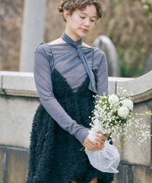 tulle veil tops（シャツ/ブラウス）｜NOTREemor（ノートルエモア）の