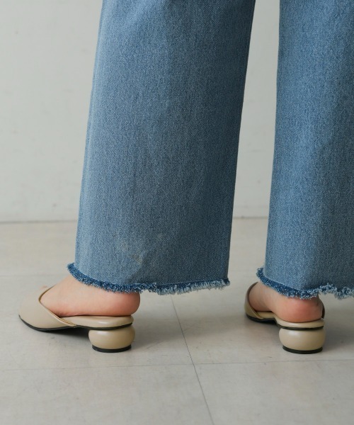 Bou Jeloud（ブージュルード）の「アシンメトリーミュール（サンダル・レディース・ベージュ/ブラック・38/36）」の13枚目の写真